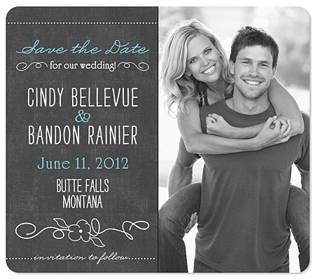Rustic Love Save the Date Magnet